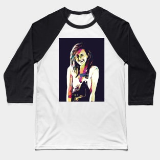 Emma Watson Pop Art Baseball T-Shirt